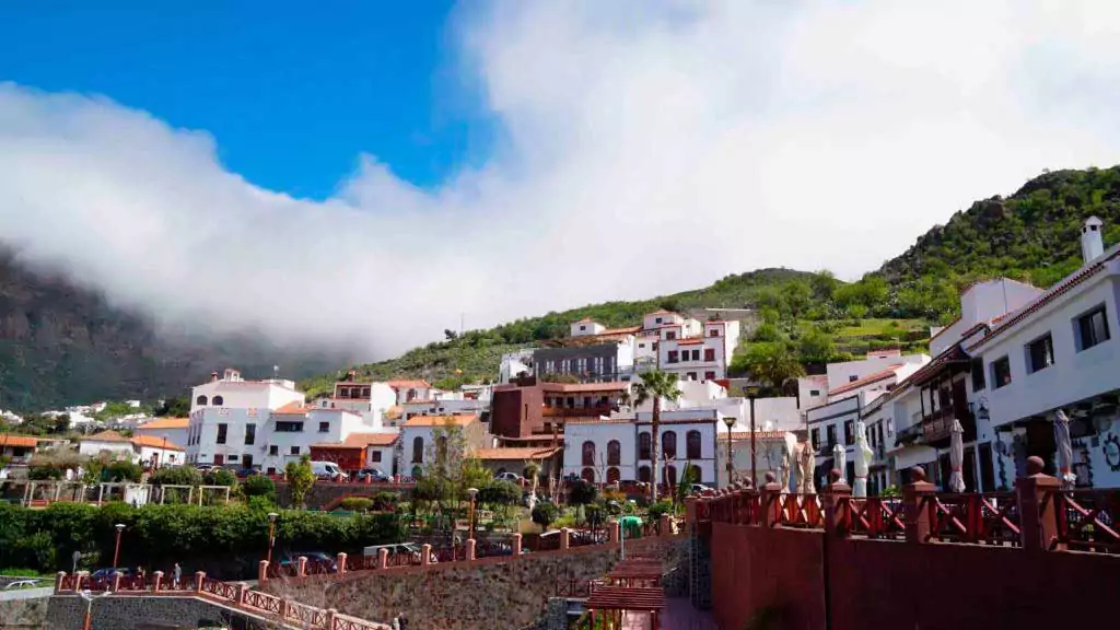 Tejeda — kaktus i Roque Bentayga
