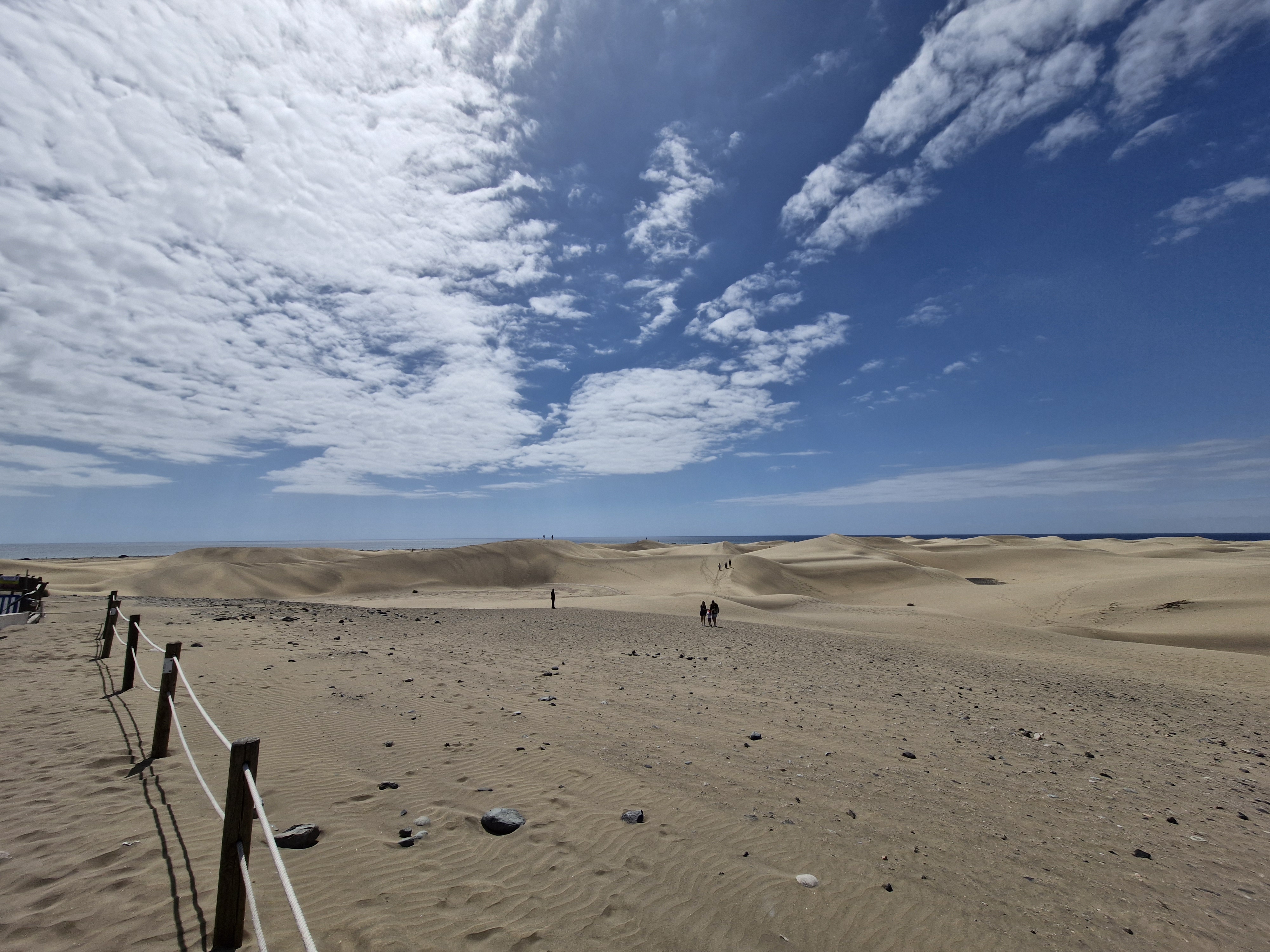Wydmy Maspalomas — wejście z drogi